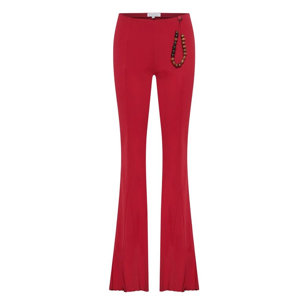 NWOT PRIX WORKSHOP BEADS BOOTLEG LEGGINGS